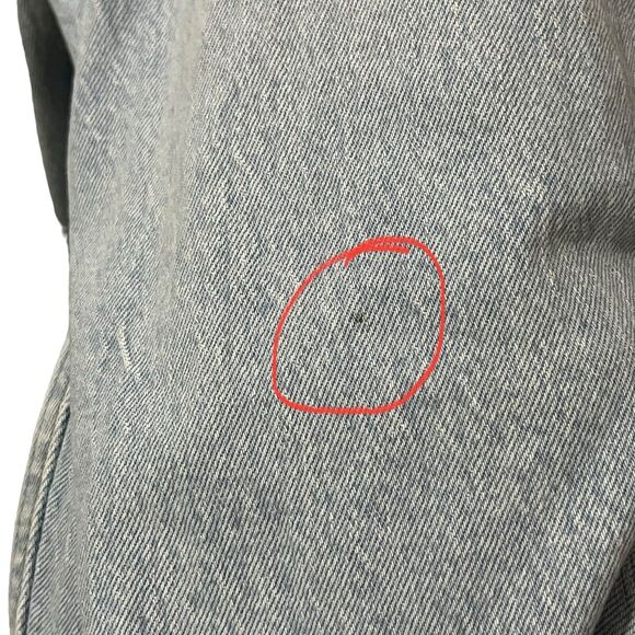 Abercrombie & Fitch 90s Straight Jeans Women’s 29 Short Light Wash Split Hem - Picture 13 of 13